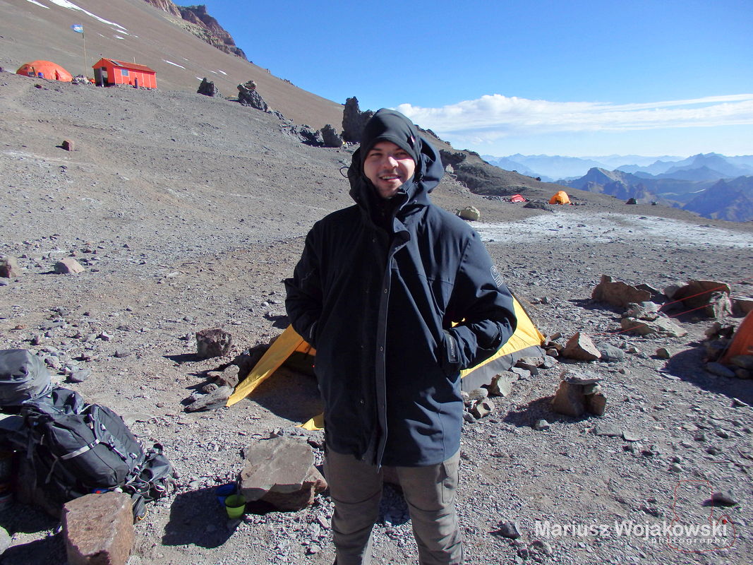 Aklimatyzacja w Nido de Condores-jest i zadowolenie widoczne na twaszy LS