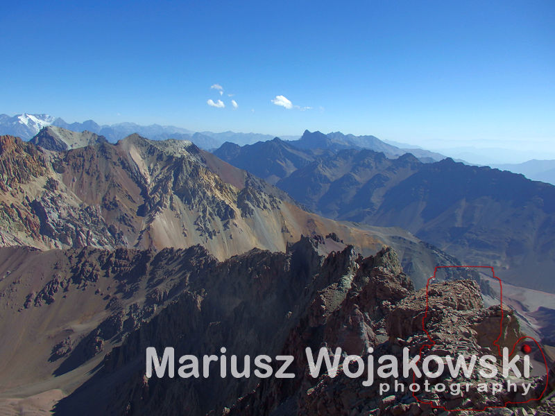 Plaza del Mulaz aklimatyzacja góry we wszystkich kierunkach