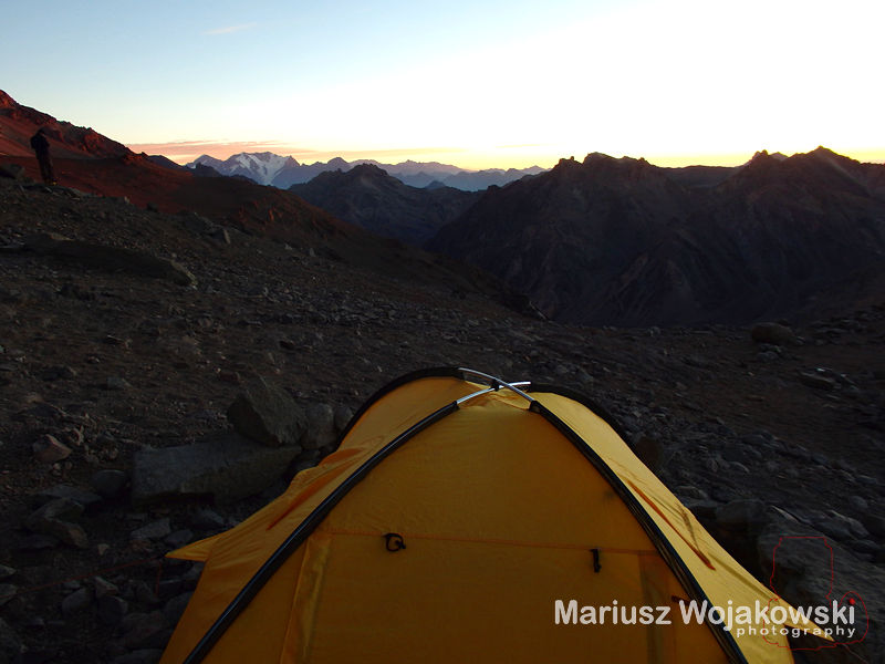 po zachodzie słońca brrrrr zimno!