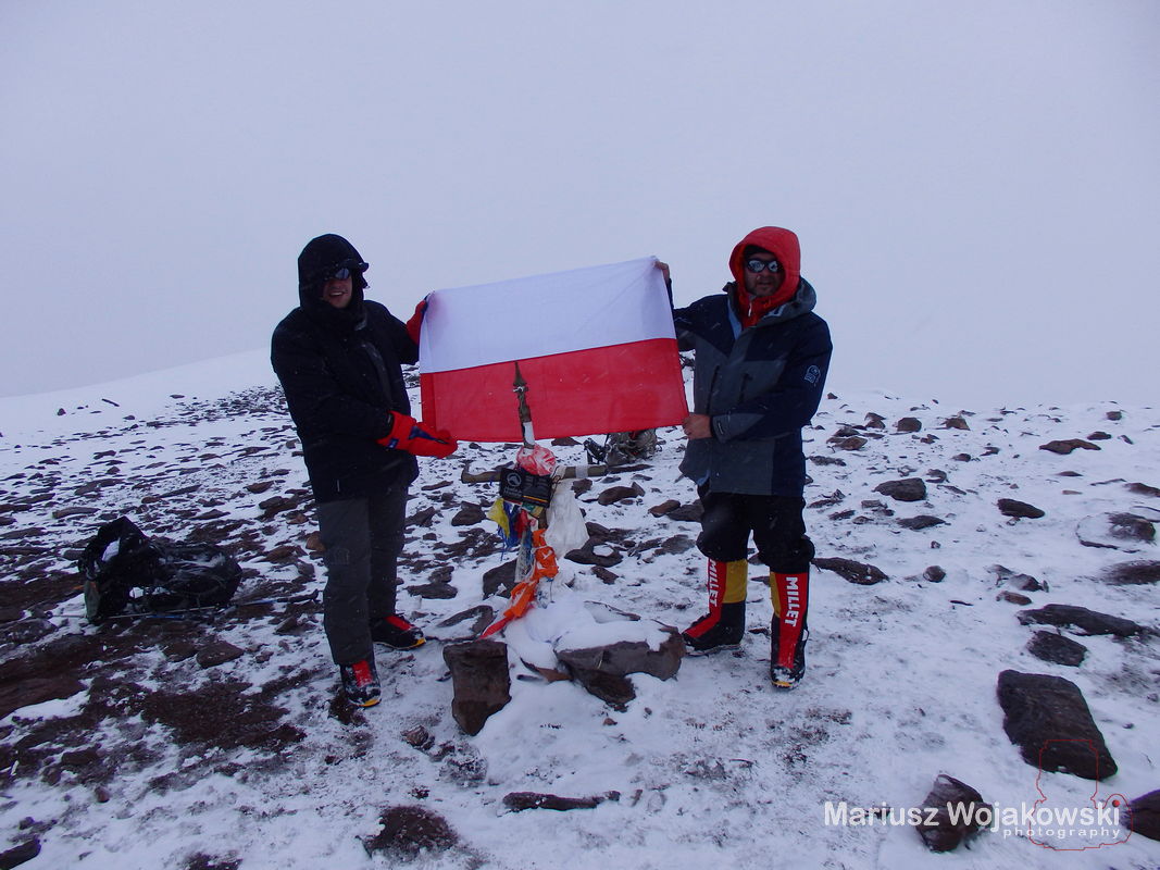 Atak szczytowy-Aconcagua zdobyta. To nie była wymarzona pogoda.