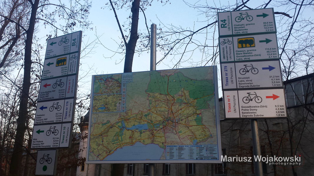 dzisiaj "zimowa" jazda do Pszczyny...chyba jesienna:)