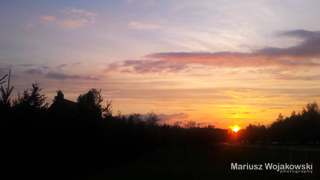 nareszcie normalny zachód slonca