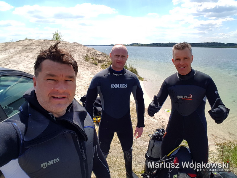 pod wodą też trzeba rozpocząć sezon...