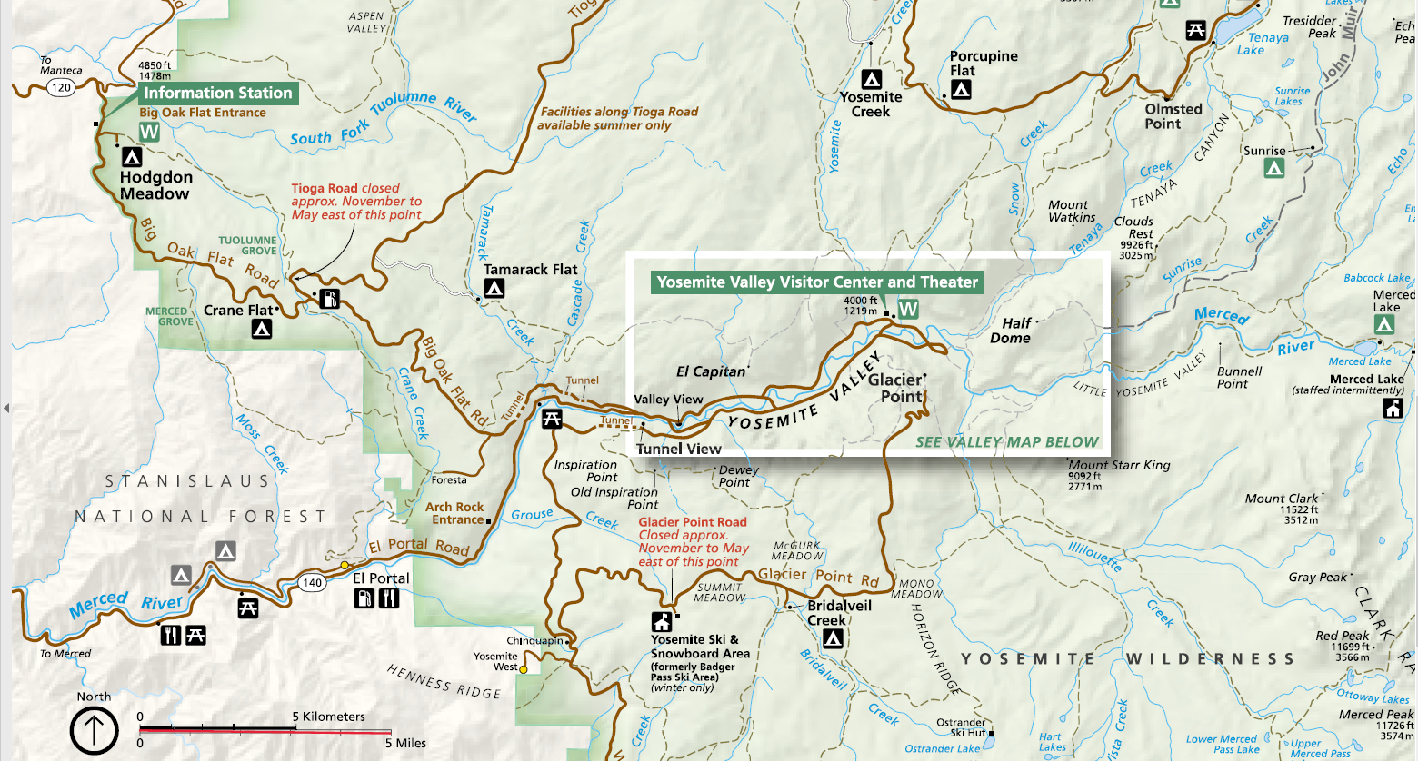 Glacier Point i Half Dome