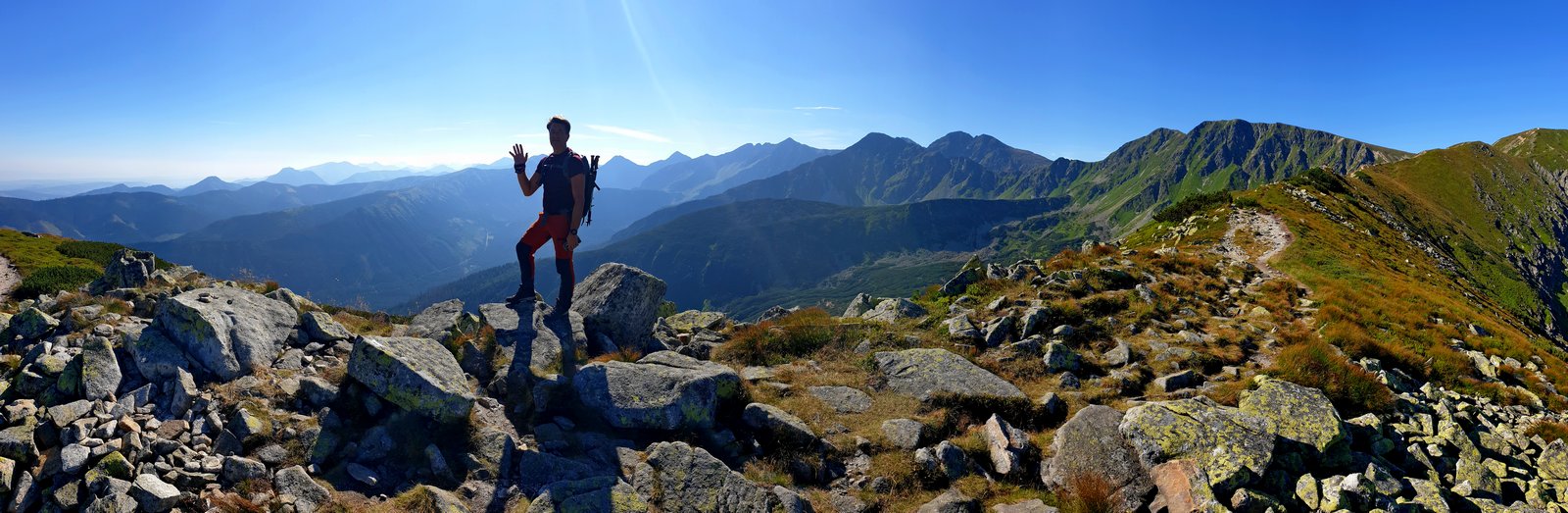 Wejście na Banikov przez Bresztową i Salatyna