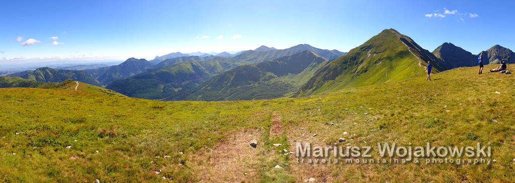 Rakoń- widok na Tatry 