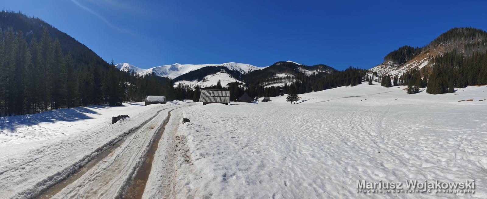 Dolina Chochołowska wejście z widokiem 