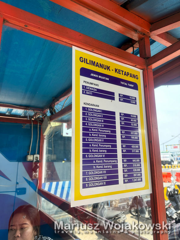 Transport z Ubud do Banyuwangi