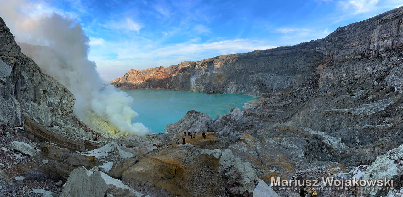 błękitne ognie wulkanu Ijen
